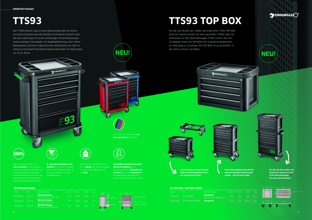 STAHLWILLE Werkstattwagen und Werbänke NEJ.: 633 - Sida 2
