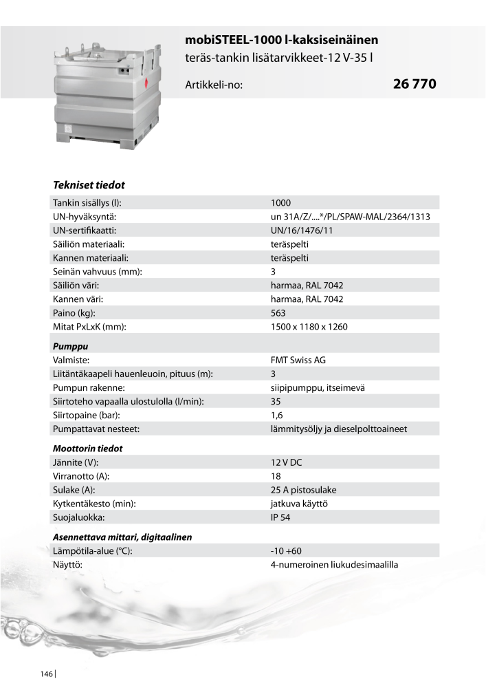 PRESSOL TUOTELUETTELO TANKIT NR.: 647 - Seite 146