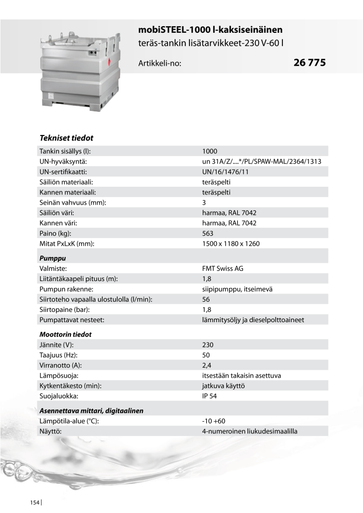 PRESSOL TUOTELUETTELO TANKIT NO.: 647 - Page 154