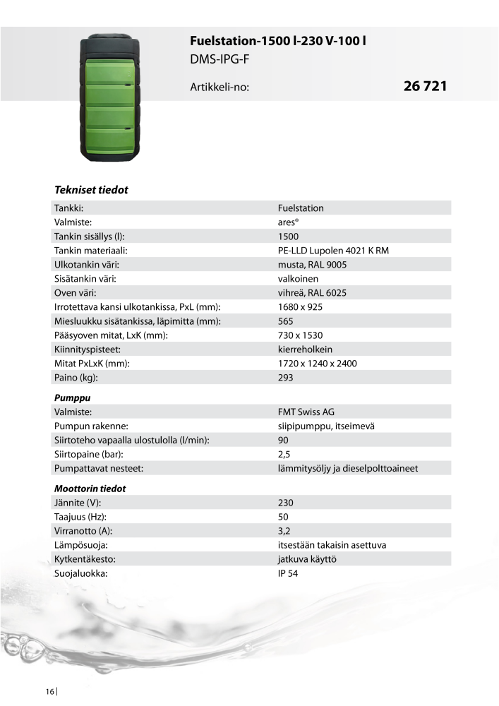 PRESSOL TUOTELUETTELO TANKIT Nb. : 647 - Page 16