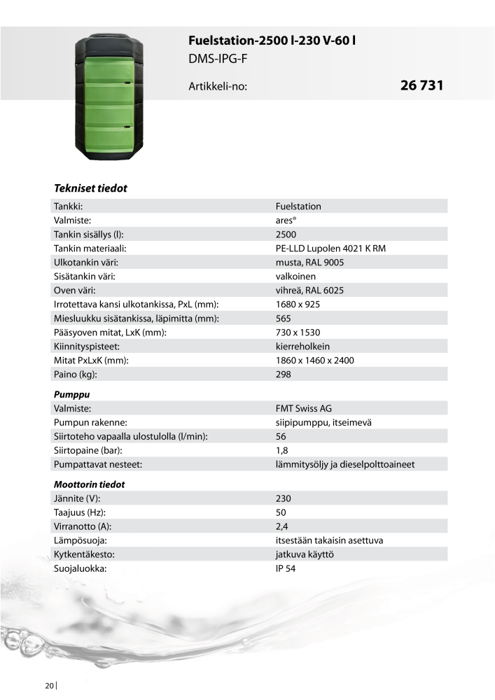 PRESSOL TUOTELUETTELO TANKIT NO.: 647 - Page 20