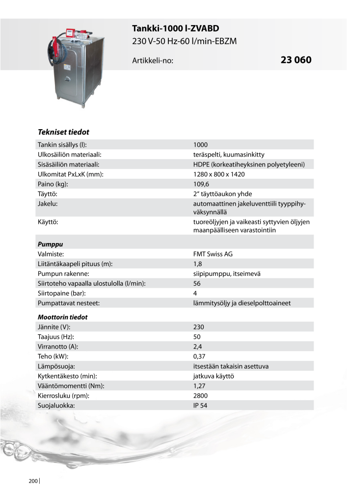 PRESSOL TUOTELUETTELO TANKIT NO.: 647 - Page 200