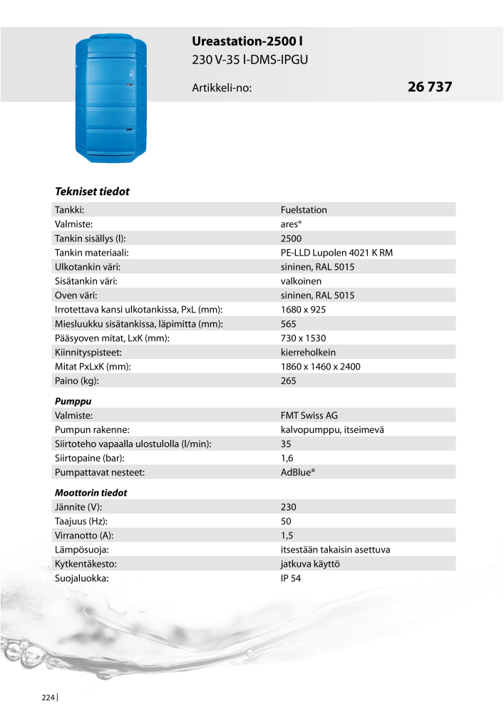 PRESSOL TUOTELUETTELO TANKIT NO.: 647 - Page 224