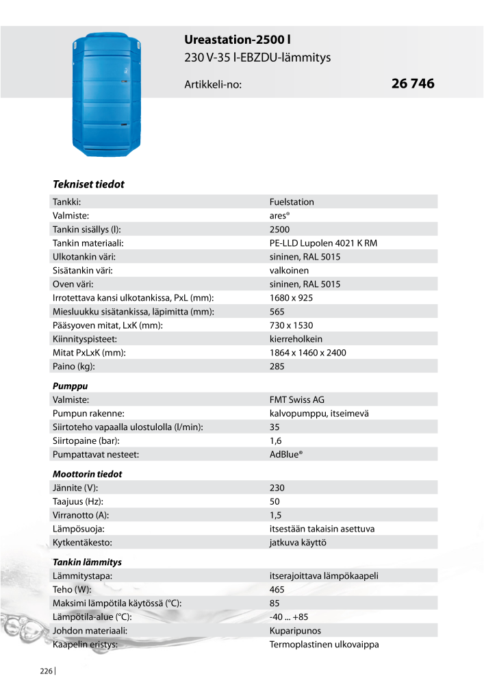 PRESSOL TUOTELUETTELO TANKIT NO.: 647 - Page 226