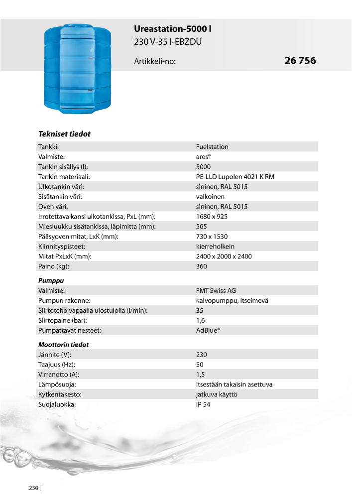 PRESSOL TUOTELUETTELO TANKIT NO.: 647 - Page 230