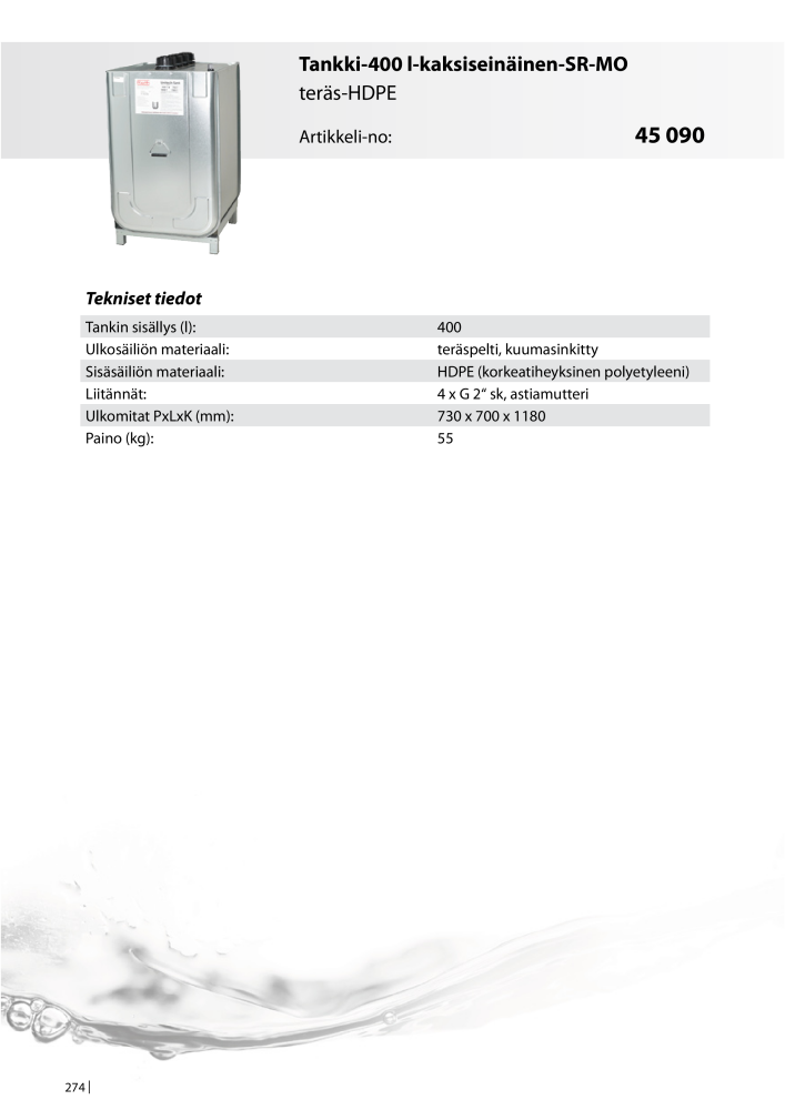 PRESSOL TUOTELUETTELO TANKIT NR.: 647 - Seite 274