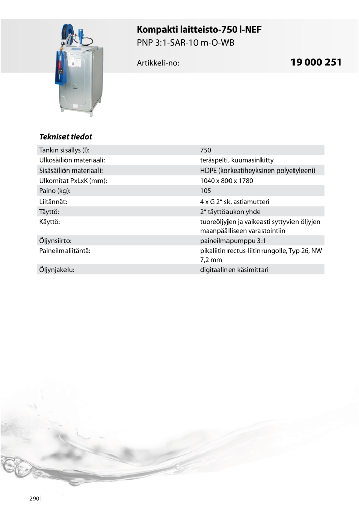 PRESSOL TUOTELUETTELO TANKIT NR.: 647 - Seite 290