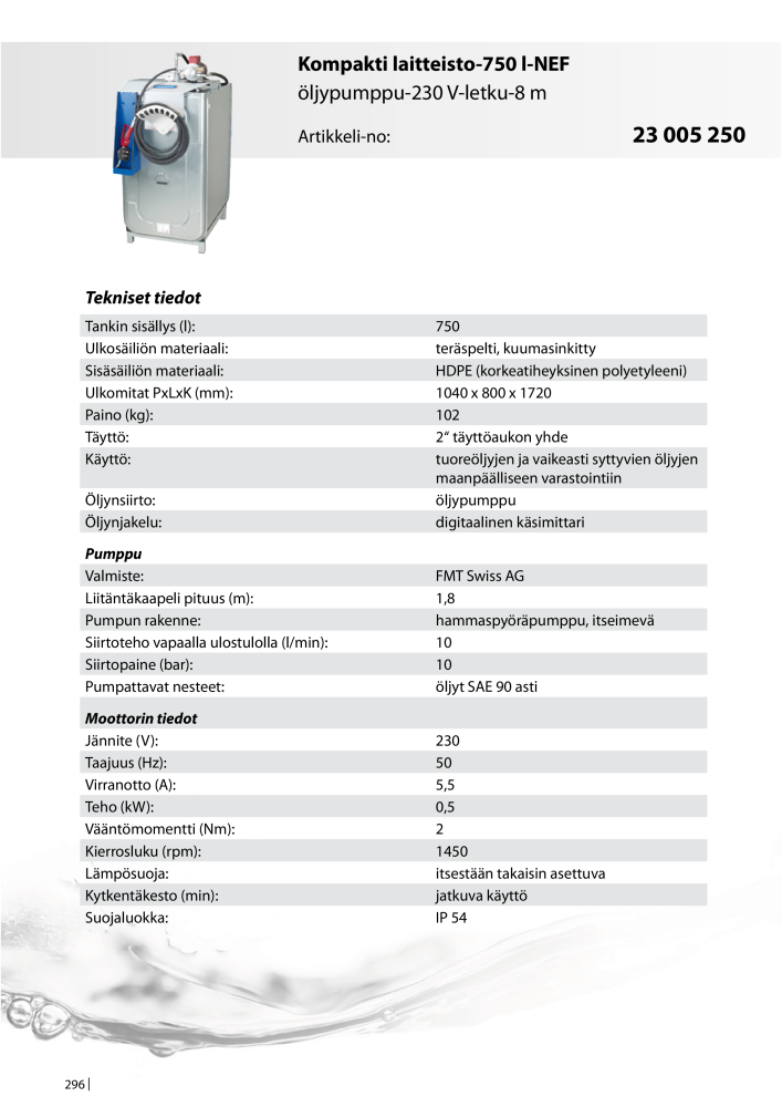 PRESSOL TUOTELUETTELO TANKIT NR.: 647 - Seite 296