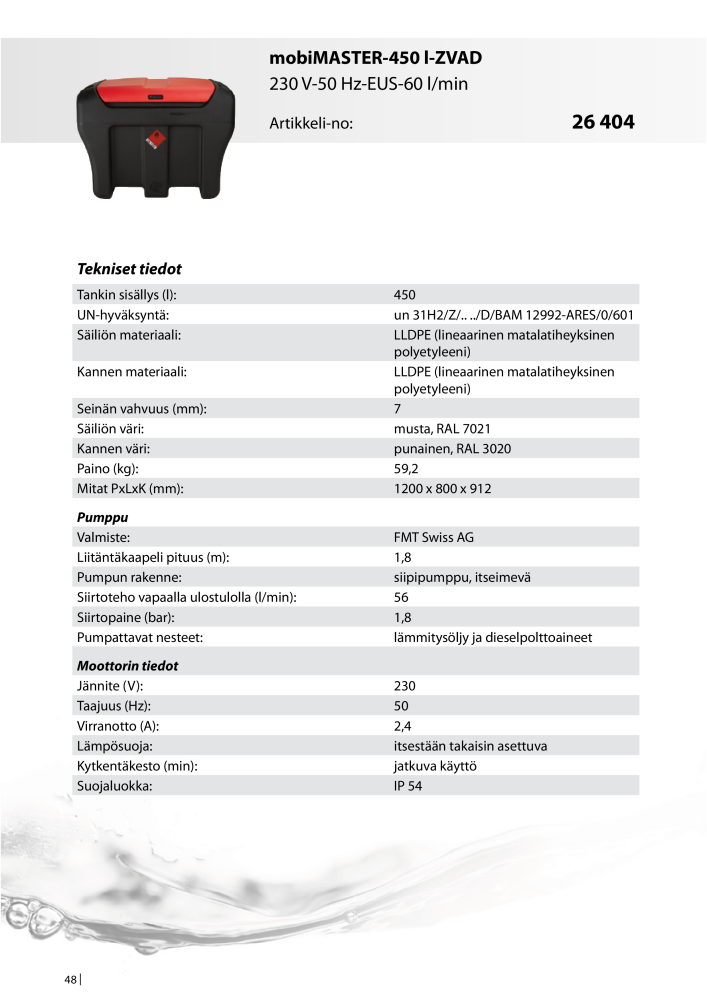 PRESSOL TUOTELUETTELO TANKIT NR.: 647 - Seite 48