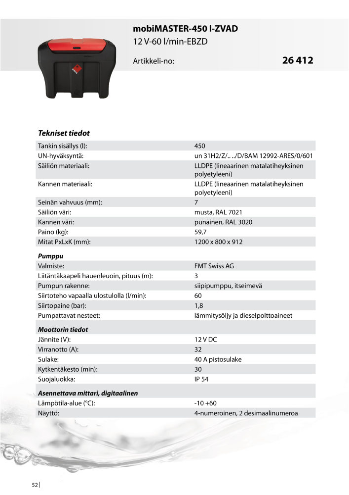 PRESSOL TUOTELUETTELO TANKIT Nb. : 647 - Page 52