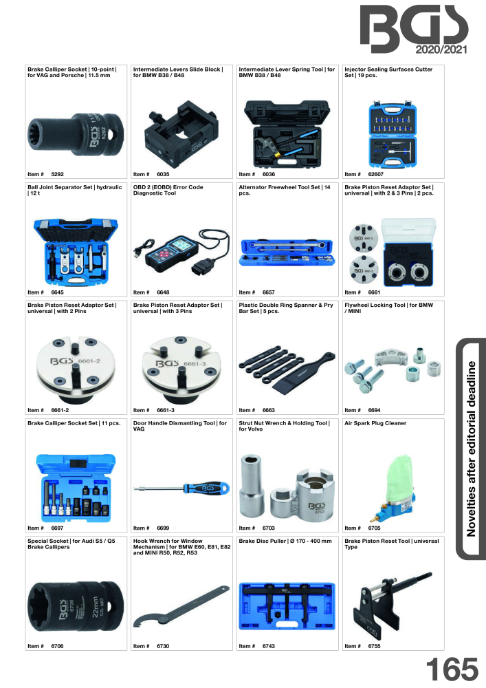 BGS technic Catalog New Items Č. 652 - Strana 182