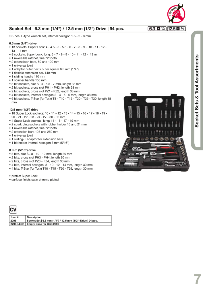 KRAFTMANN by BGS technic Catalog Hand tools Nº: 654 - Página 10