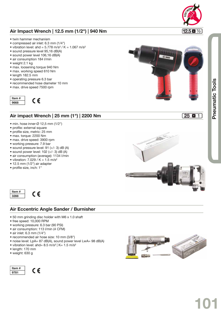 KRAFTMANN by BGS technic Catalog Hand tools Nº: 654 - Página 104