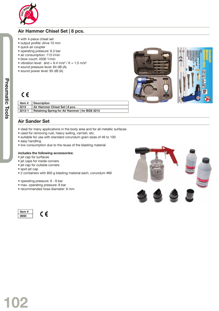 KRAFTMANN by BGS technic Catalog Hand tools NO.: 654 - Page 105