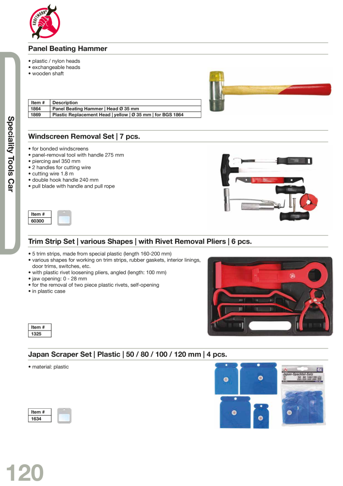 KRAFTMANN by BGS technic Catalog Hand tools NR.: 654 - Strona 123