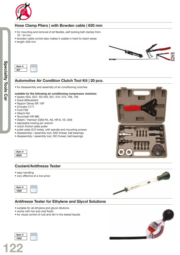 KRAFTMANN by BGS technic Catalog Hand tools NR.: 654 - Seite 125