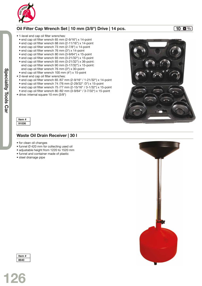 KRAFTMANN by BGS technic Catalog Hand tools NR.: 654 - Seite 129