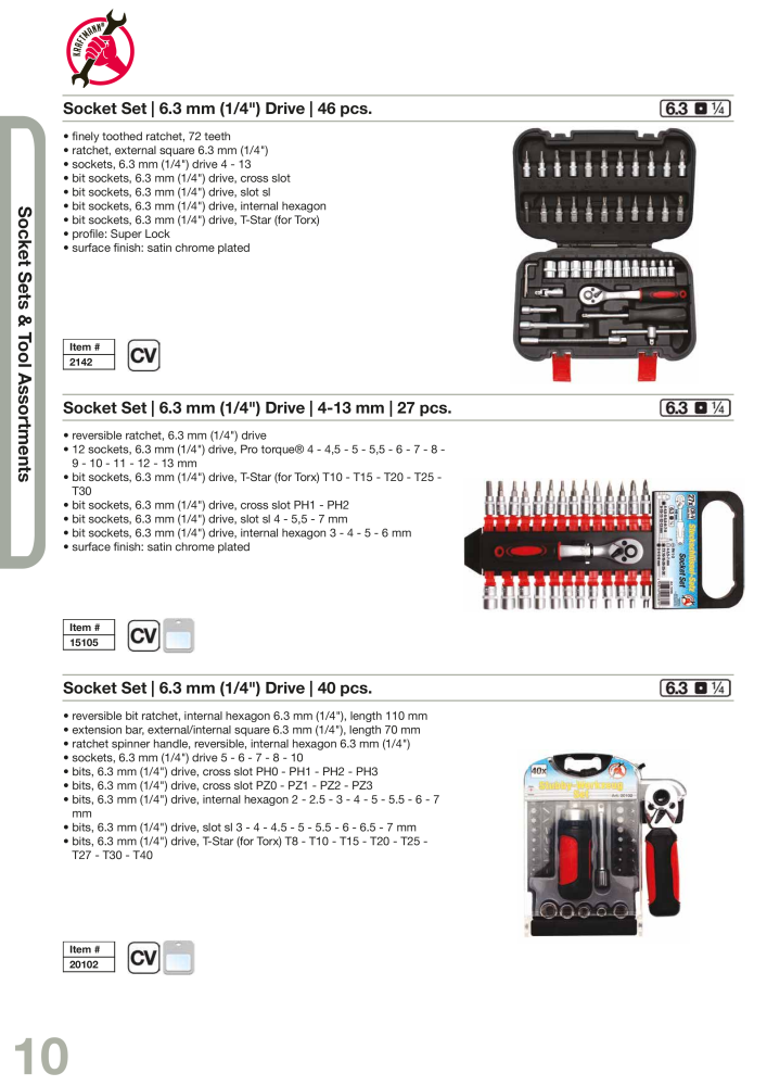 KRAFTMANN by BGS technic Catalog Hand tools Nb. : 654 - Page 13