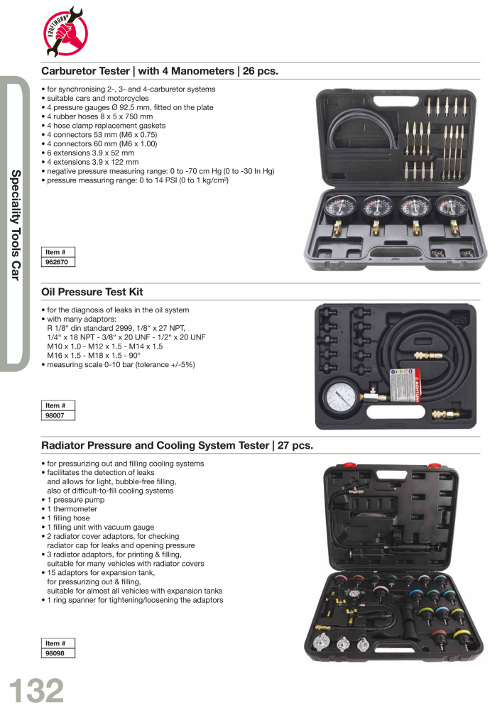 KRAFTMANN by BGS technic Catalog Hand tools NO.: 654 - Page 135