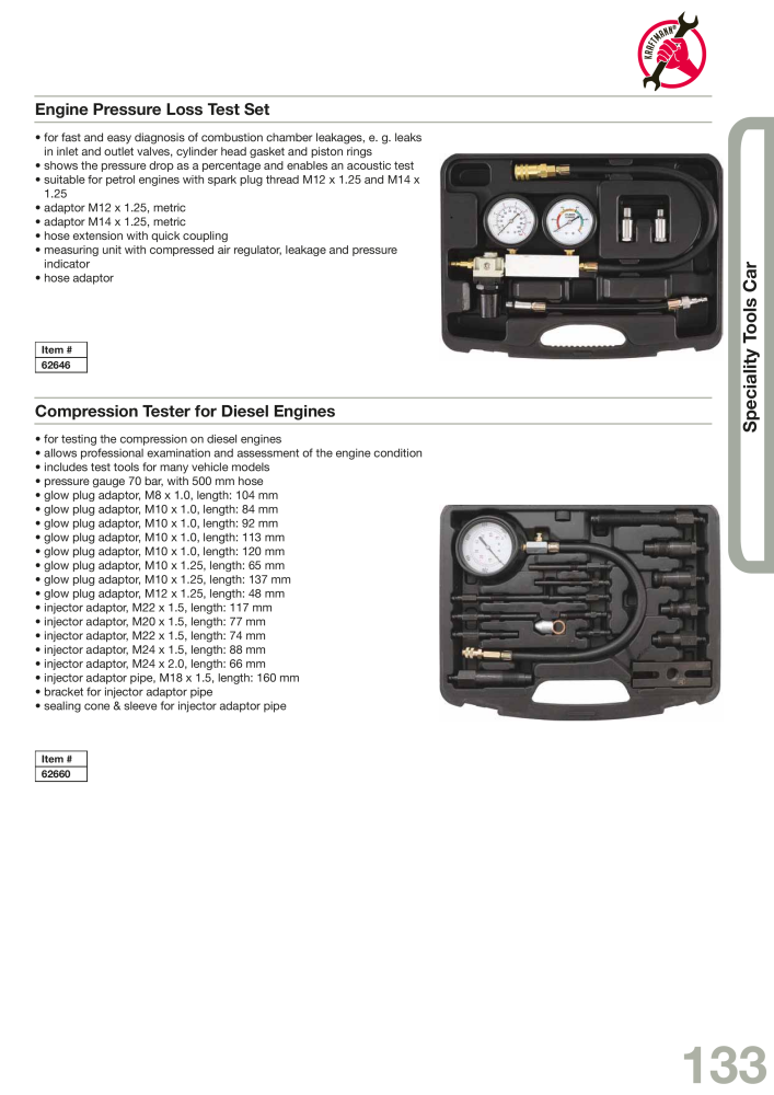 KRAFTMANN by BGS technic Catalog Hand tools Č. 654 - Strana 136