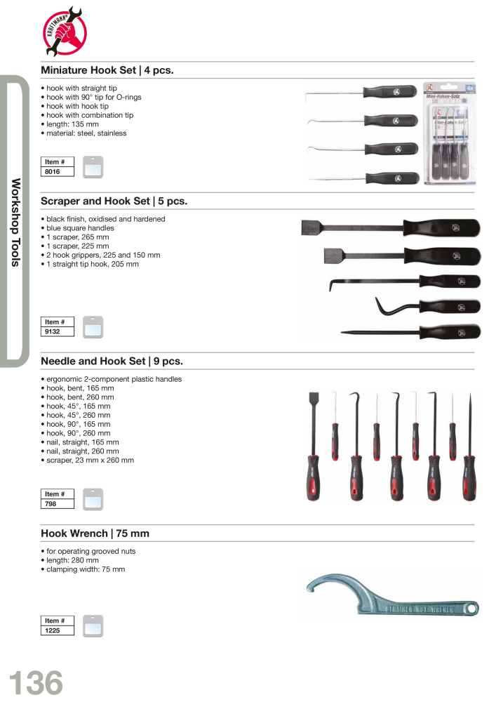 KRAFTMANN by BGS technic Catalog Hand tools Nº: 654 - Página 139