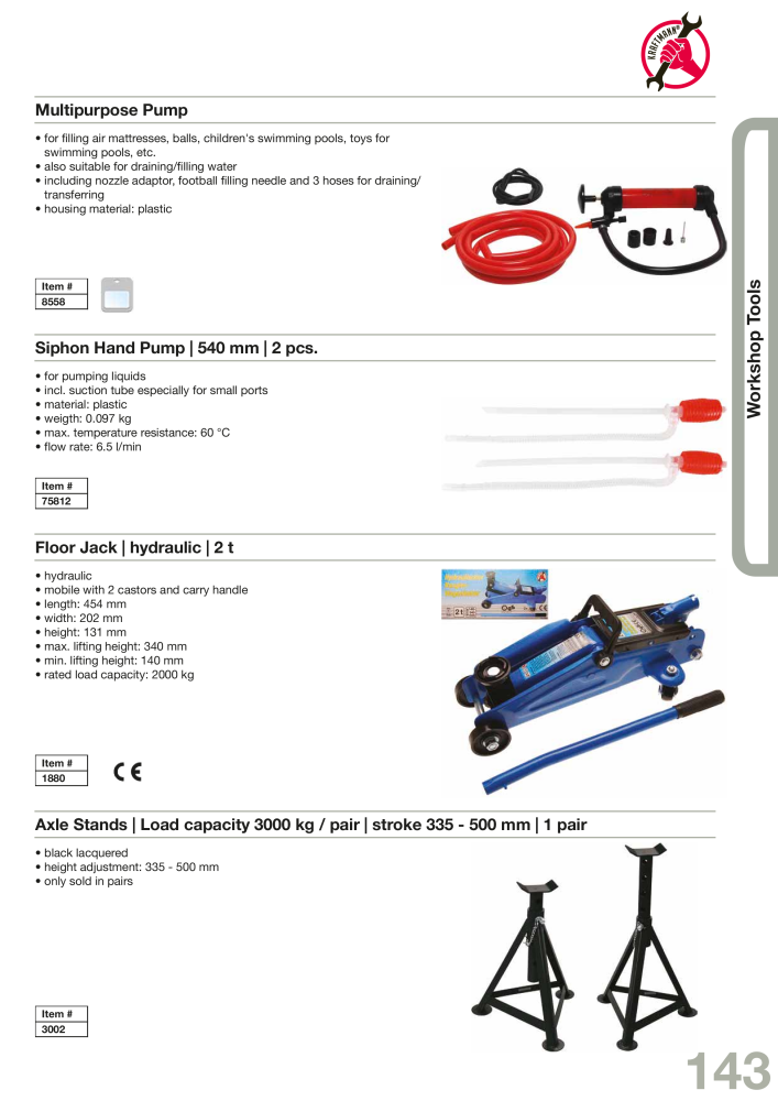 KRAFTMANN by BGS technic Catalog Hand tools Nº: 654 - Página 146