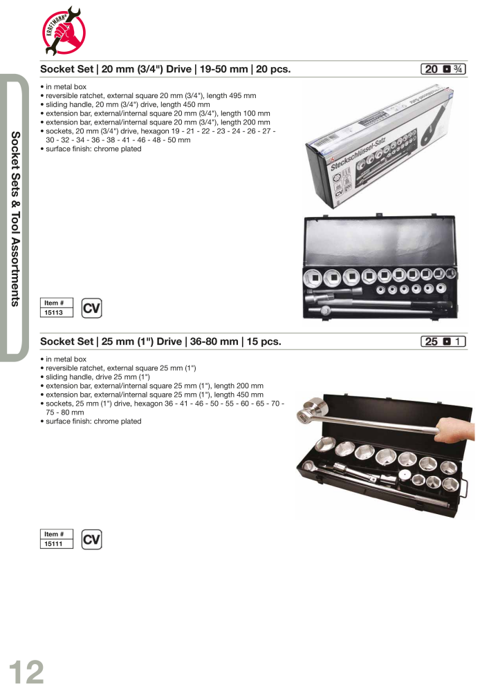 KRAFTMANN by BGS technic Catalog Hand tools Nº: 654 - Página 15