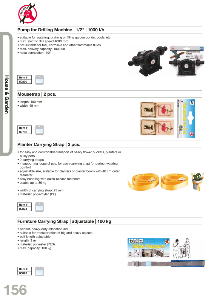 KRAFTMANN by BGS technic Catalog Hand tools Č. 654 - Strana 159