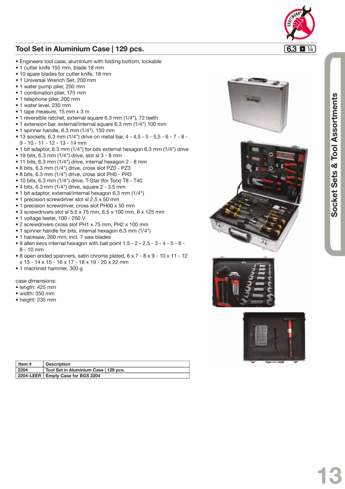 KRAFTMANN by BGS technic Catalog Hand tools Nº: 654 - Página 16