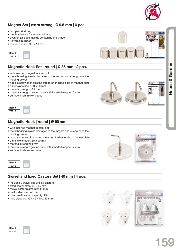 KRAFTMANN by BGS technic Catalog Hand tools NO.: 654 - Page 162