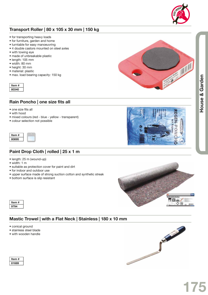 KRAFTMANN by BGS technic Catalog Hand tools NR.: 654 - Seite 178