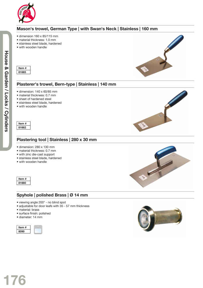 KRAFTMANN by BGS technic Catalog Hand tools NR.: 654 - Seite 179