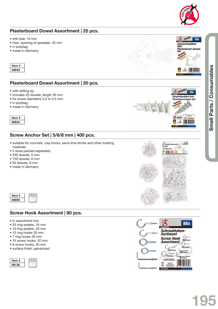 KRAFTMANN by BGS technic Catalog Hand tools NO.: 654 - Page 198