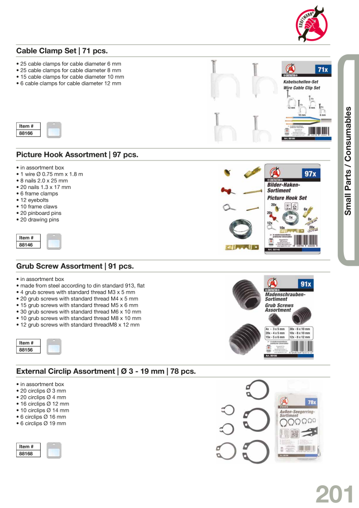 KRAFTMANN by BGS technic Catalog Hand tools Č. 654 - Strana 204