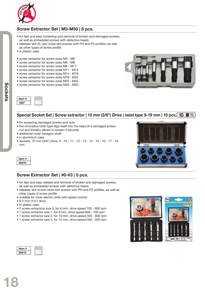 KRAFTMANN by BGS technic Catalog Hand tools Nº: 654 - Página 21