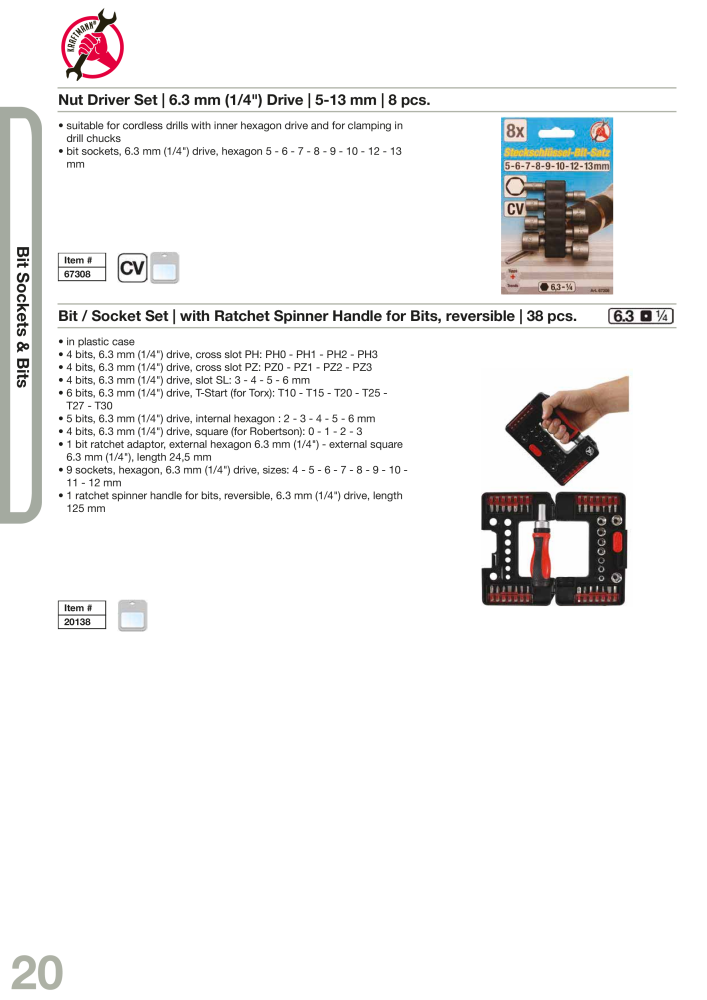 KRAFTMANN by BGS technic Catalog Hand tools Nb. : 654 - Page 23