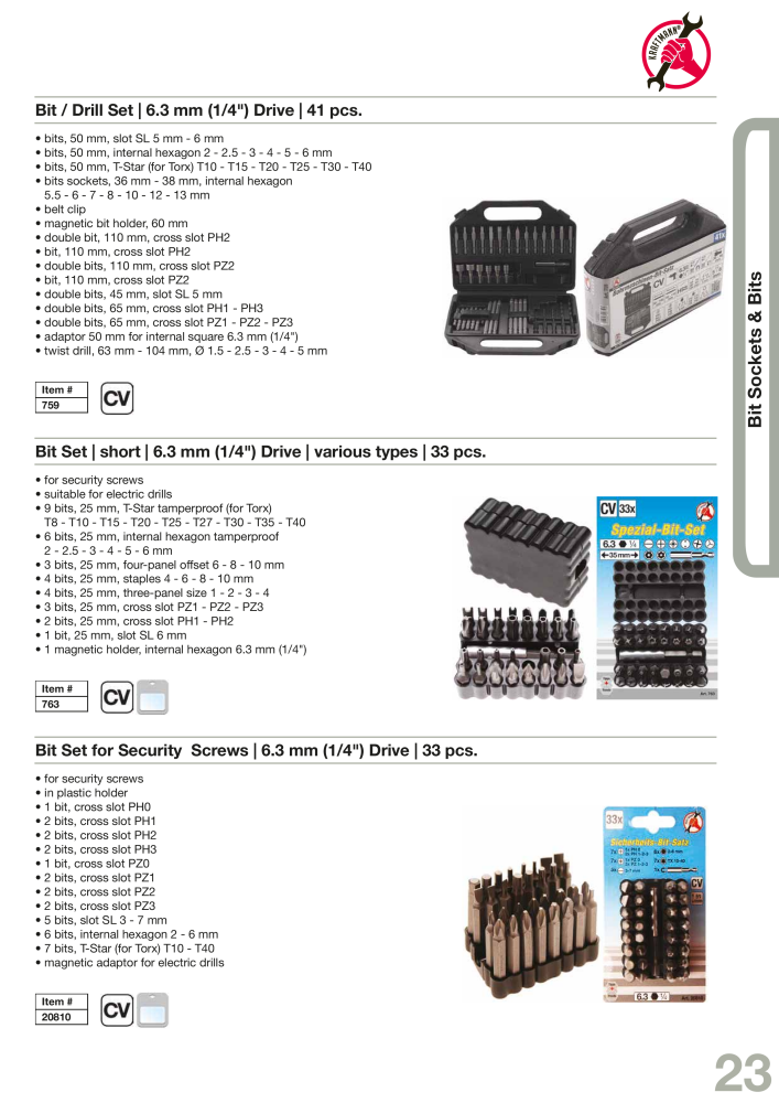 KRAFTMANN by BGS technic Catalog Hand tools Nb. : 654 - Page 26