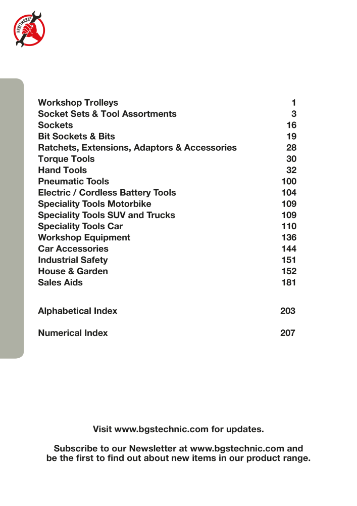 KRAFTMANN by BGS technic Catalog Hand tools NR.: 654 - Seite 3