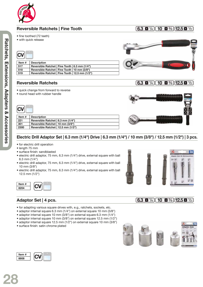 KRAFTMANN by BGS technic Catalog Hand tools Č. 654 - Strana 31