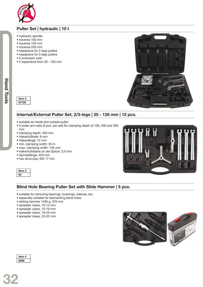 KRAFTMANN by BGS technic Catalog Hand tools Nº: 654 - Página 35