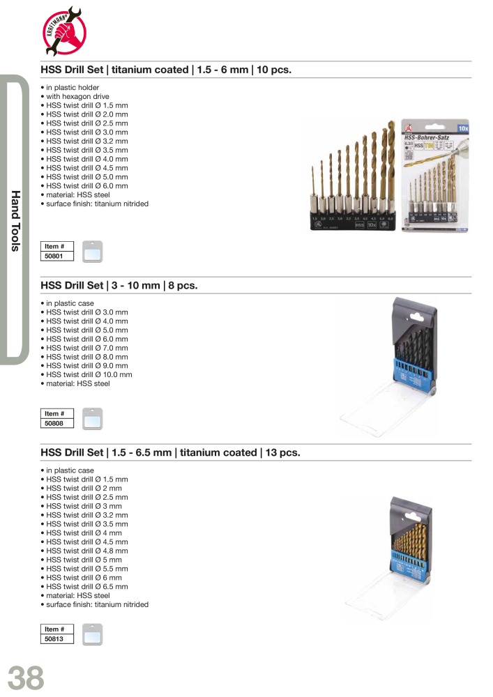 KRAFTMANN by BGS technic Catalog Hand tools Č. 654 - Strana 41