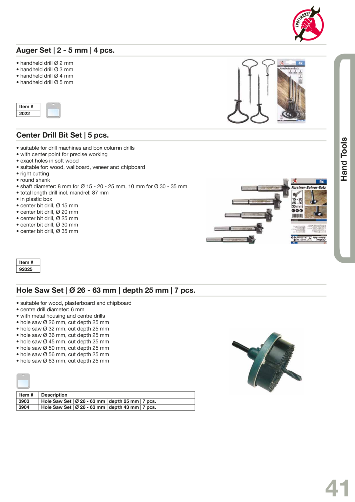 KRAFTMANN by BGS technic Catalog Hand tools NR.: 654 - Strona 44