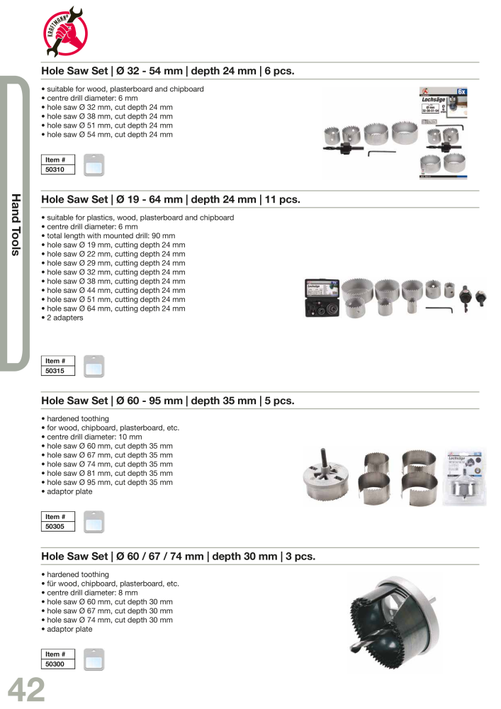 KRAFTMANN by BGS technic Catalog Hand tools NR.: 654 - Seite 45