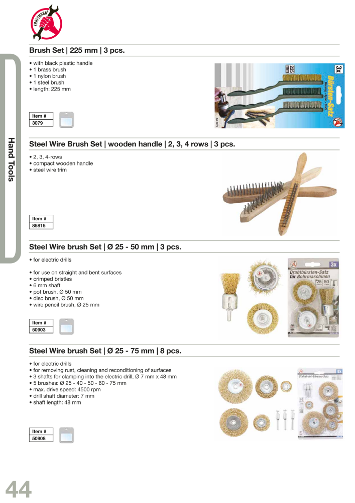 KRAFTMANN by BGS technic Catalog Hand tools Nb. : 654 - Page 47