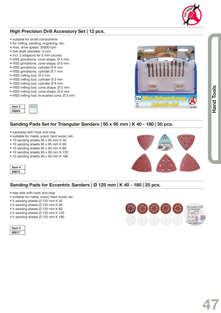 KRAFTMANN by BGS technic Catalog Hand tools Nº: 654 - Página 50