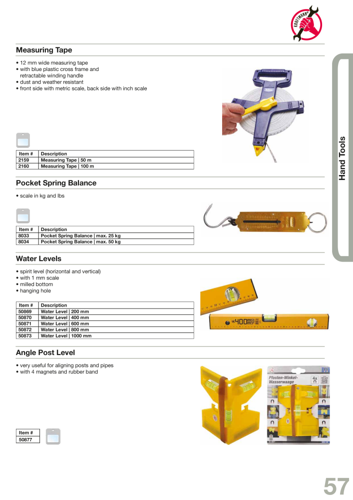 KRAFTMANN by BGS technic Catalog Hand tools NR.: 654 - Seite 60