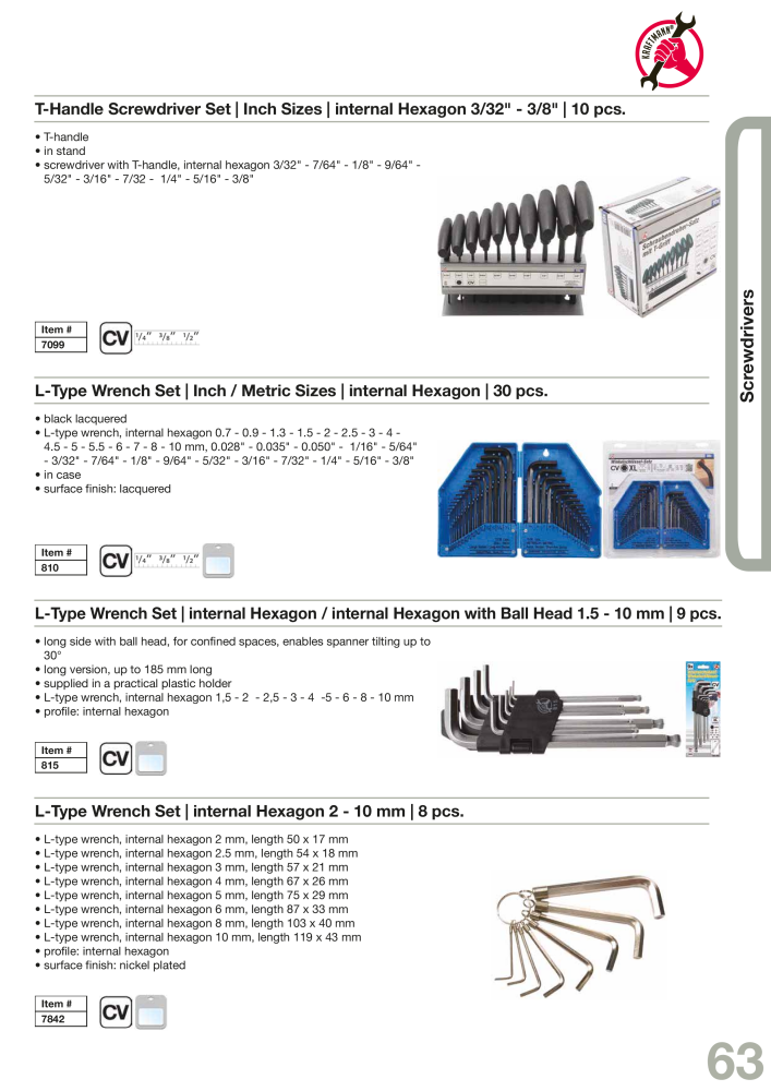 KRAFTMANN by BGS technic Catalog Hand tools NR.: 654 - Seite 66