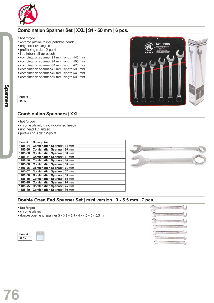 KRAFTMANN by BGS technic Catalog Hand tools NR.: 654 - Strona 79