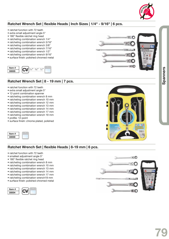 KRAFTMANN by BGS technic Catalog Hand tools NR.: 654 - Strona 82