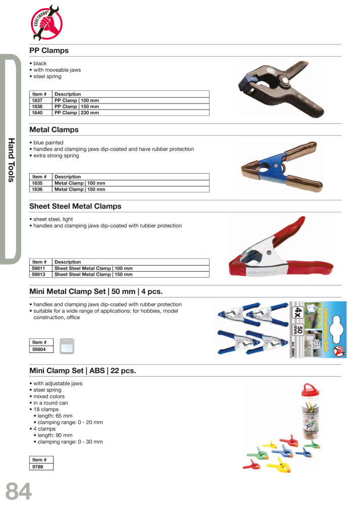 KRAFTMANN by BGS technic Catalog Hand tools Nb. : 654 - Page 87